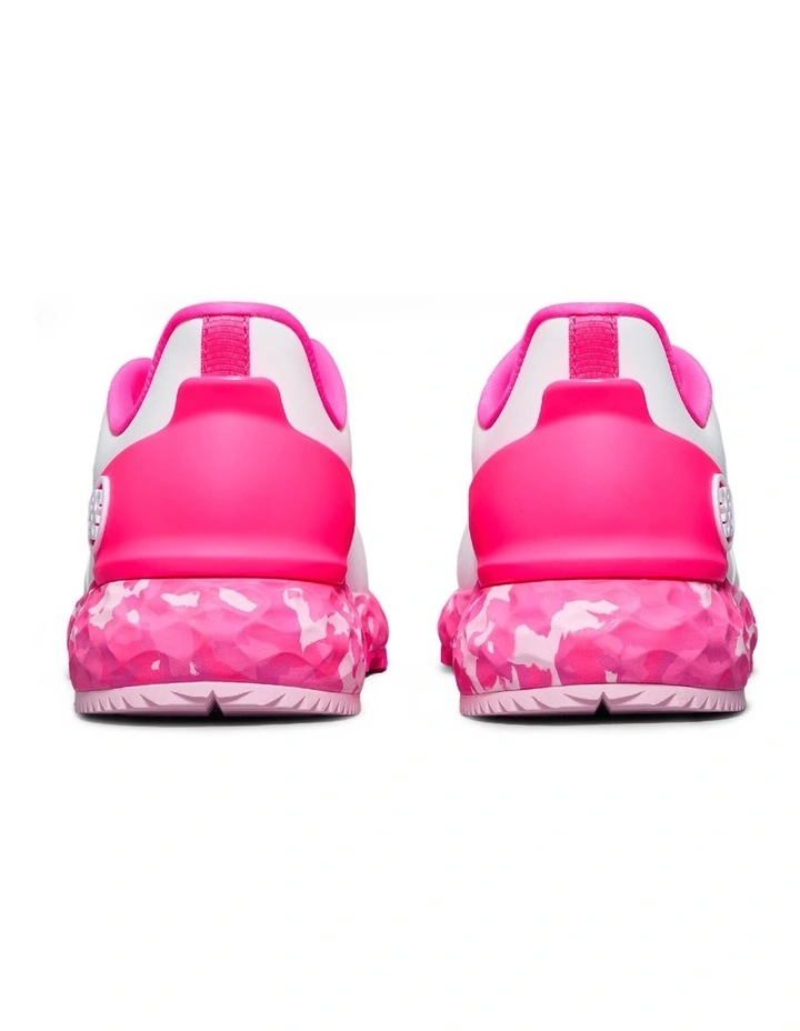Camo Sole MG4  Golf Shoes in Snow/Knockout Pink image 2