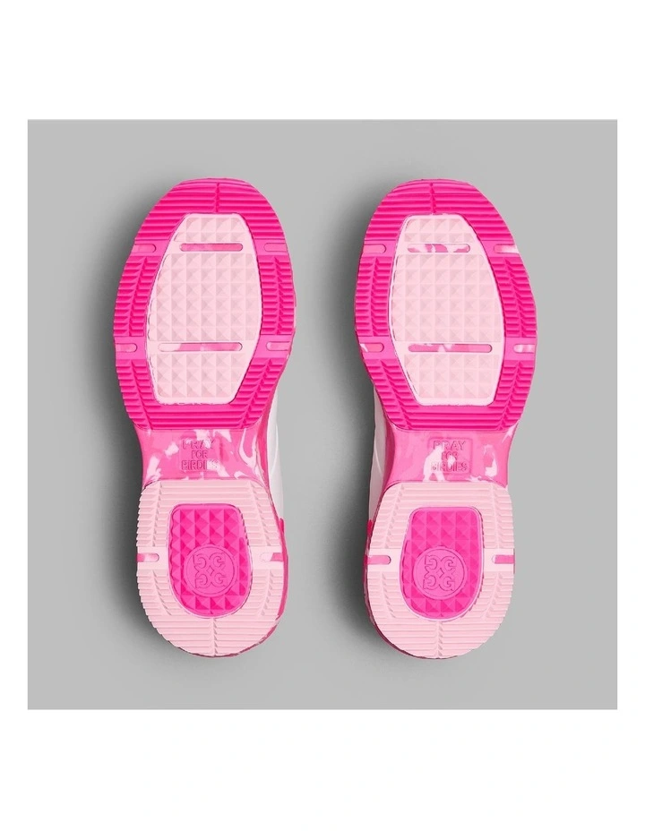 Camo Sole MG4  Golf Shoes in Snow/Knockout Pink image 4