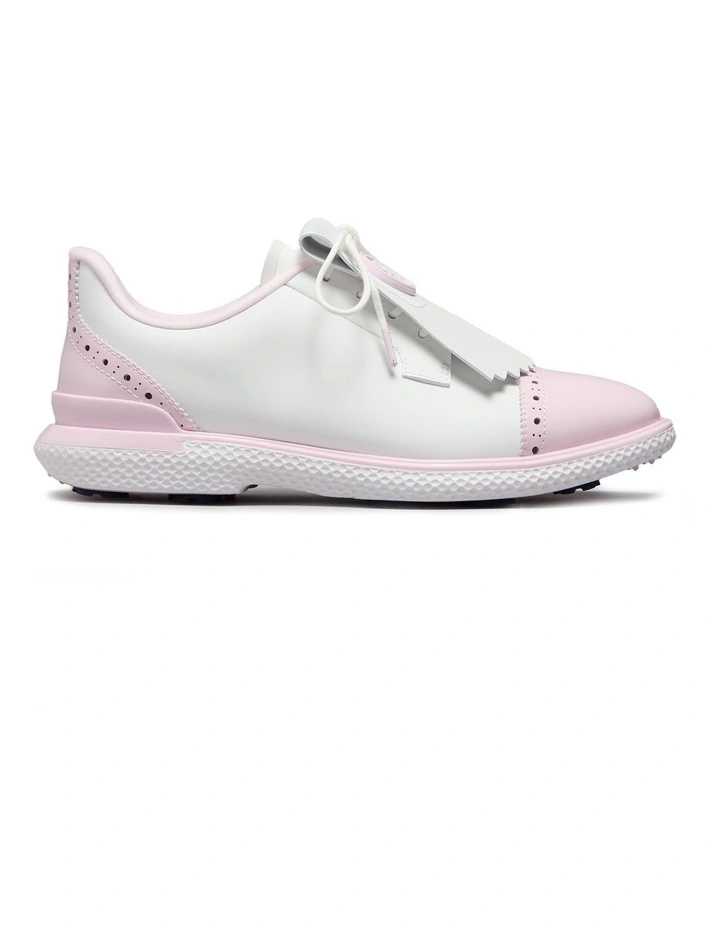 Brogue Cap Toe Kiltie Gallivan2r Golf Shoes in Snow/Blush image 1