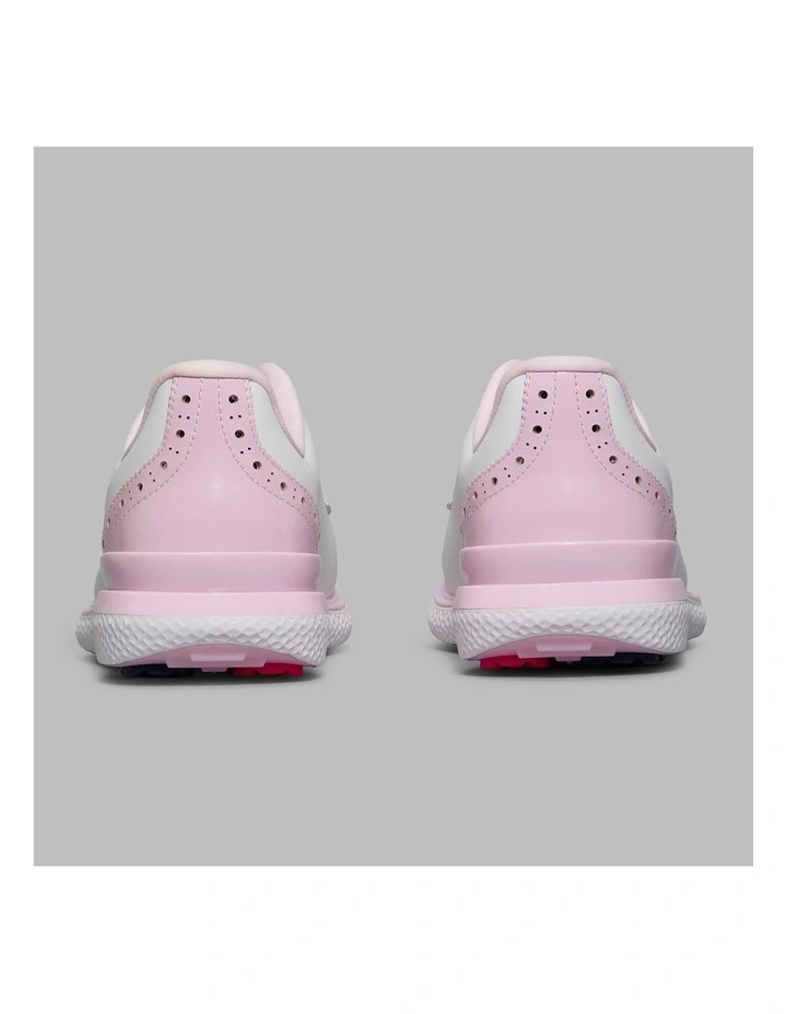 Brogue Cap Toe Kiltie Gallivan2r Golf Shoes in Snow/Blush image 3