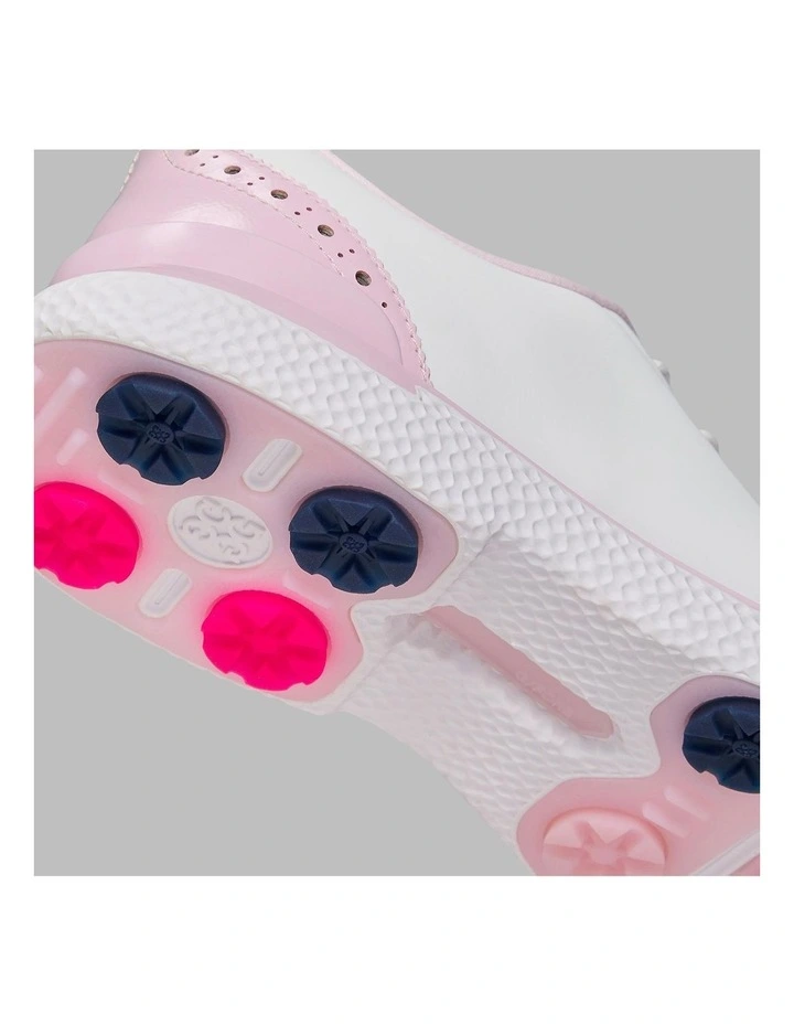 Brogue Cap Toe Kiltie Gallivan2r Golf Shoes in Snow/Blush image 6