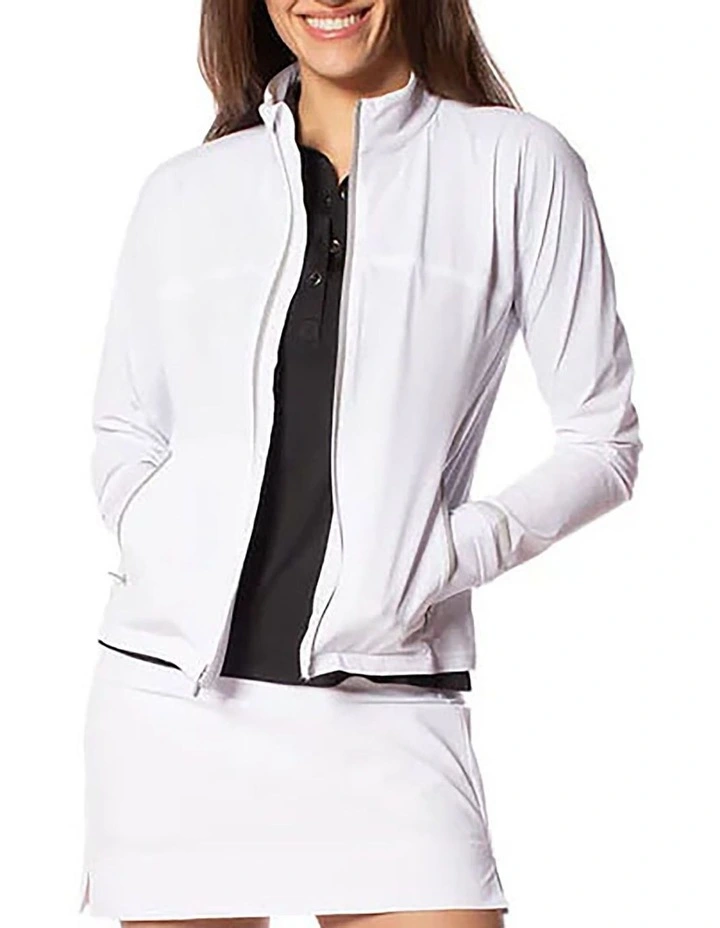 Golftini Be An Athlete Golf Jacket in White image 1