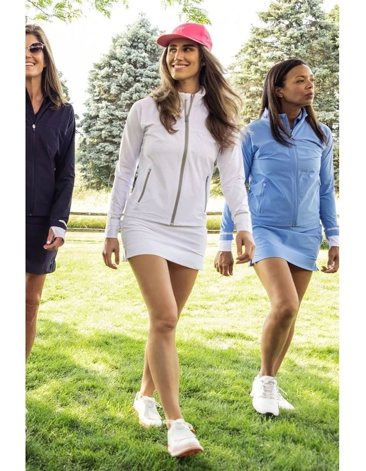 Golftini Be An Athlete Golf Jacket in White image 5
