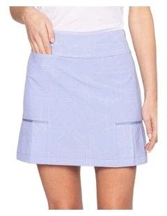 Golftini Side Pleat Skort 17.5" in First Mate
