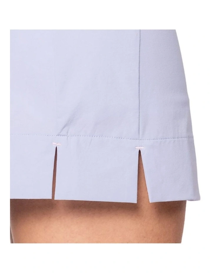 Golftini Be An Athlete Skort 17" in Seersucker Blue image 4