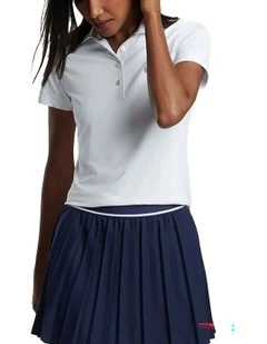 Performance Stretch Jersey Golf T-shirt in White