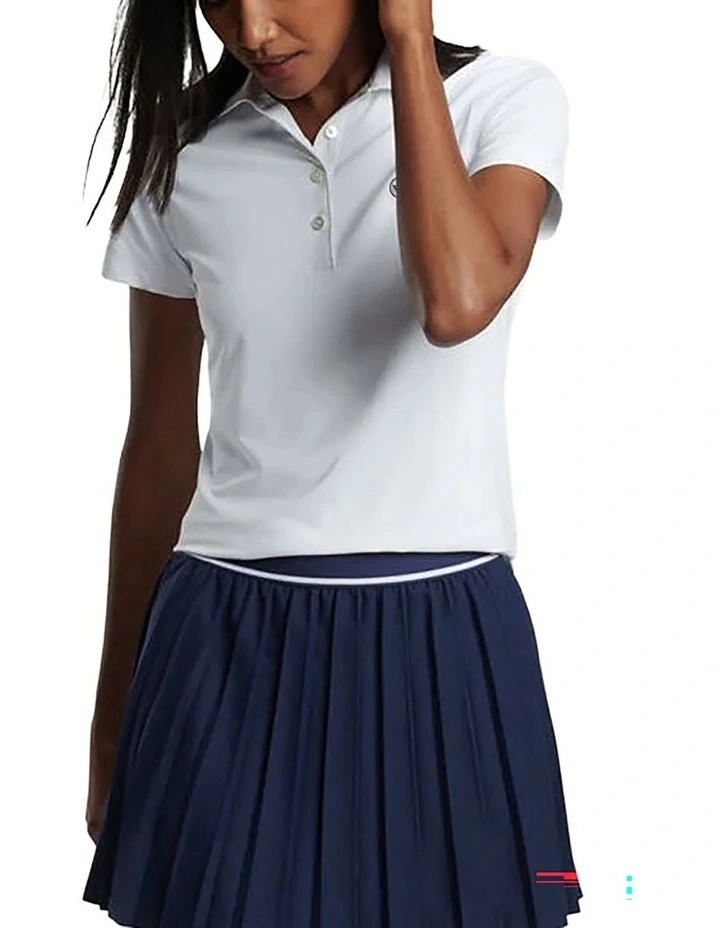 Performance Stretch Jersey Golf T-shirt in White image 1