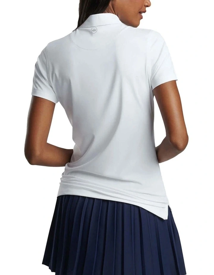 Performance Stretch Jersey Golf T-shirt in White image 2