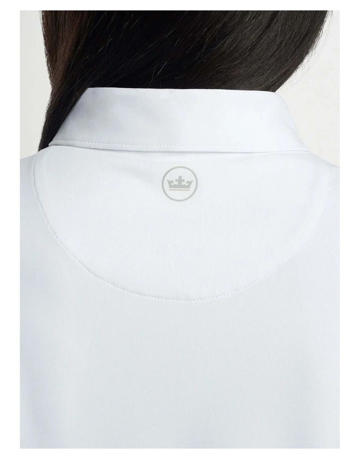 Performance Stretch Jersey Golf T-shirt in White image 3