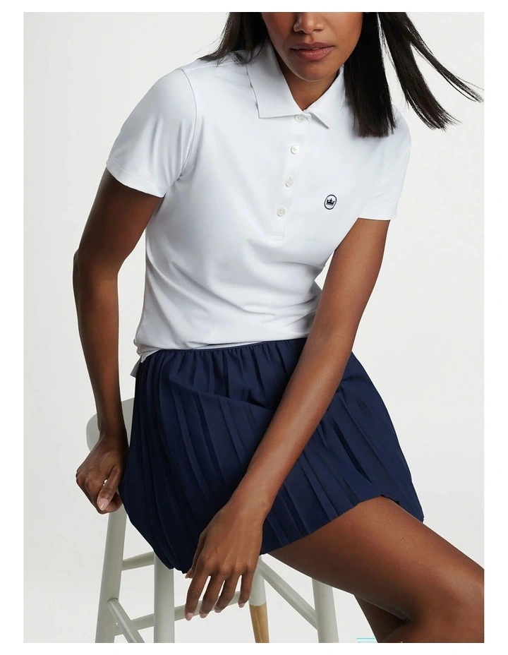 Performance Stretch Jersey Golf T-shirt in White image 4