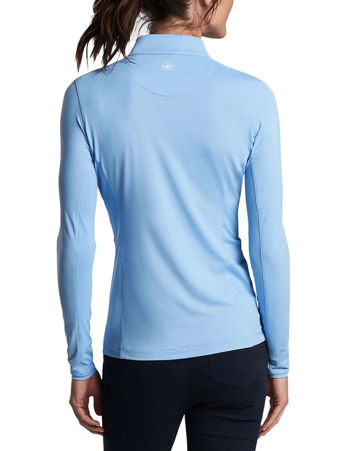 Lightweight Crown Sun Golf Jumper in Cottage Blue image 2