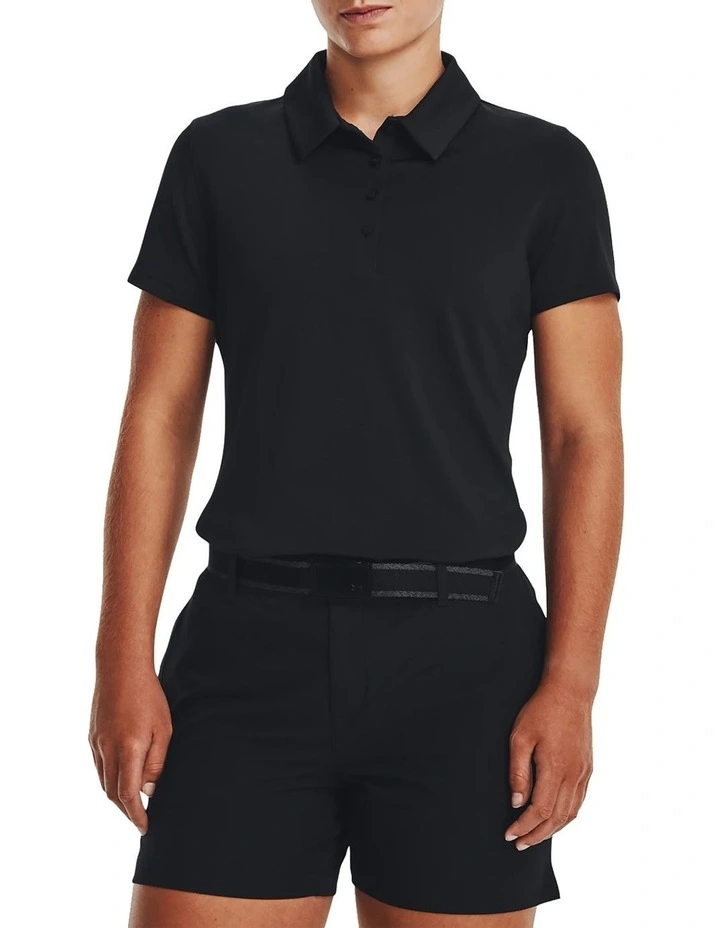 Under Armour Playoff Golf Polo Shirt in Black image 1