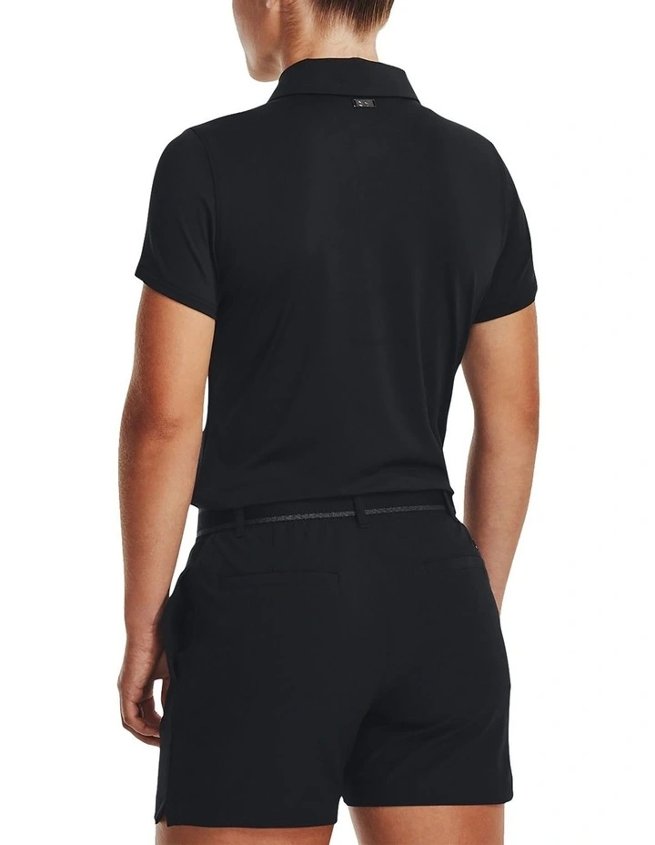 Under Armour Playoff Golf Polo Shirt in Black image 2