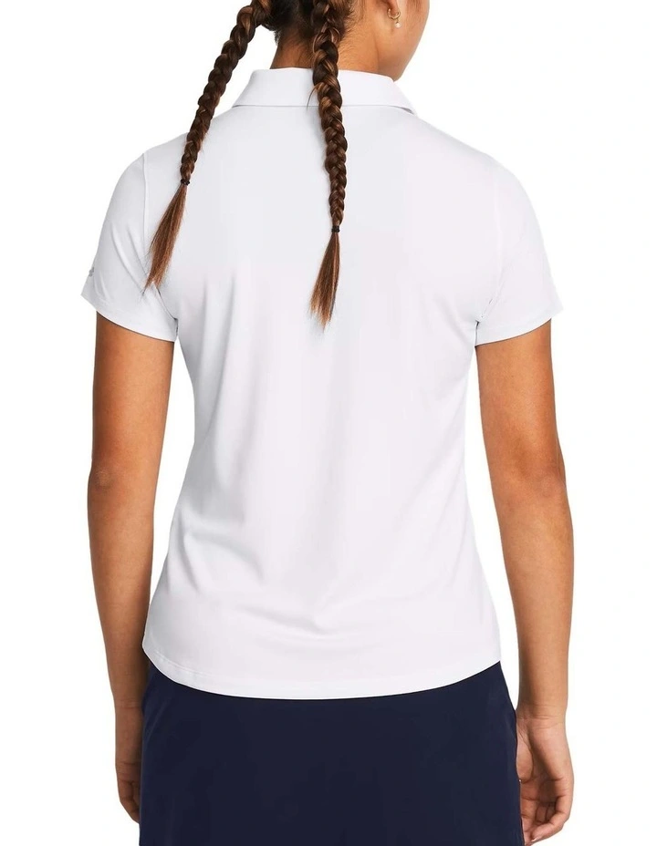 Under Armour Playoff Golf Polo Shirt in White image 2