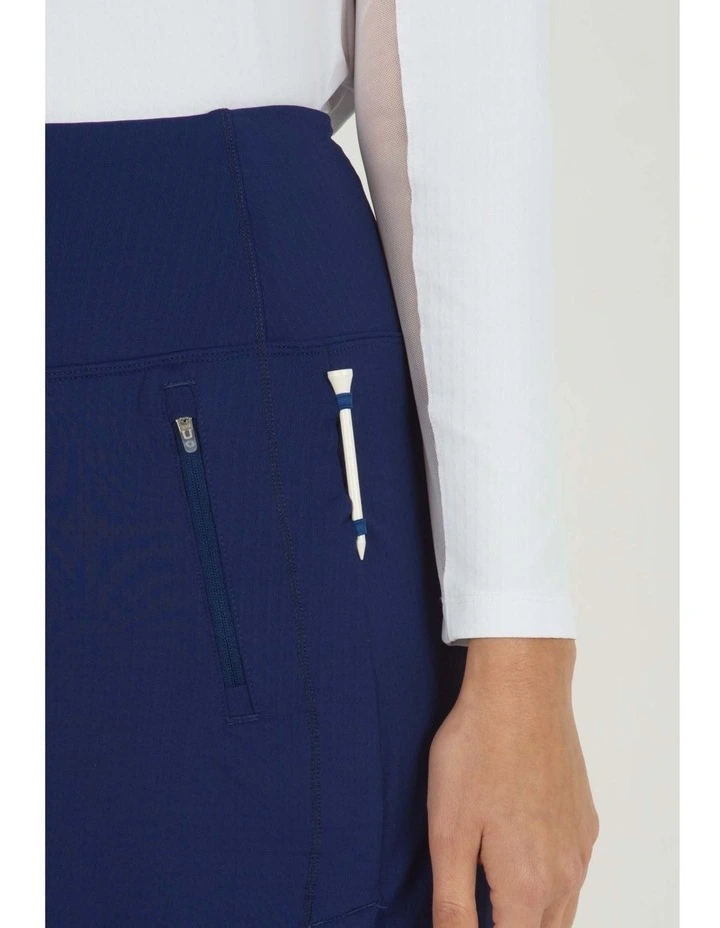 Ibkul Straight Golf Skort 17.5 in Navy image 4