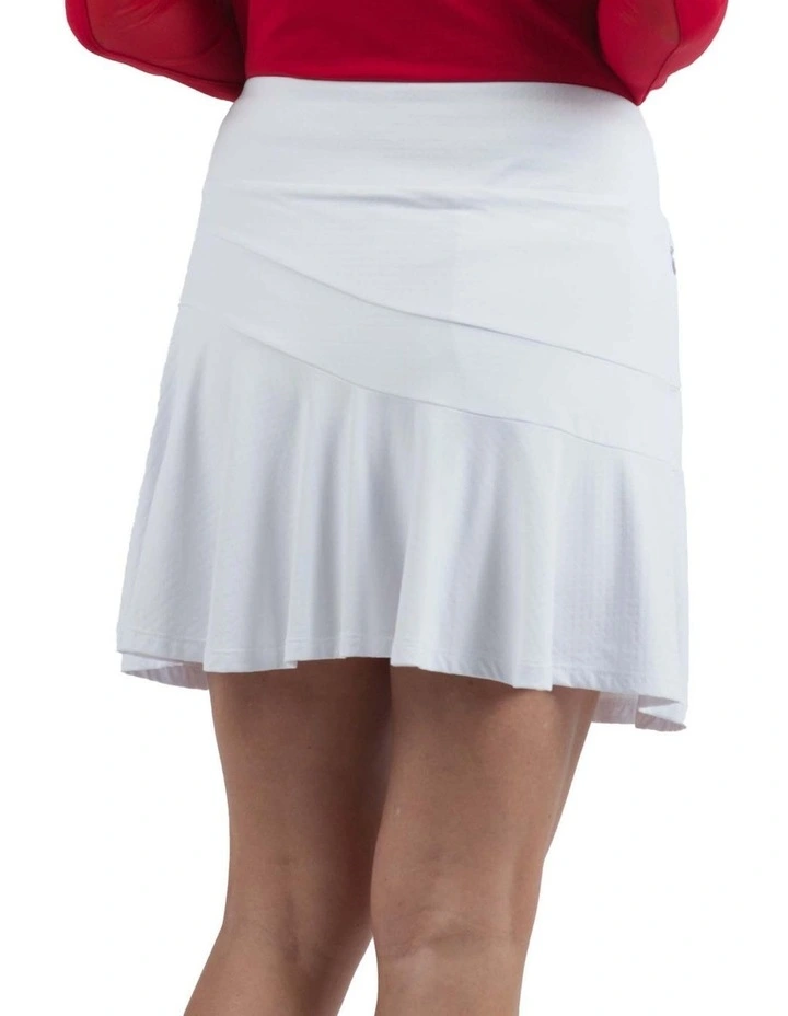 Ibkul Flounce Golf Skort 16.5 in White image 2