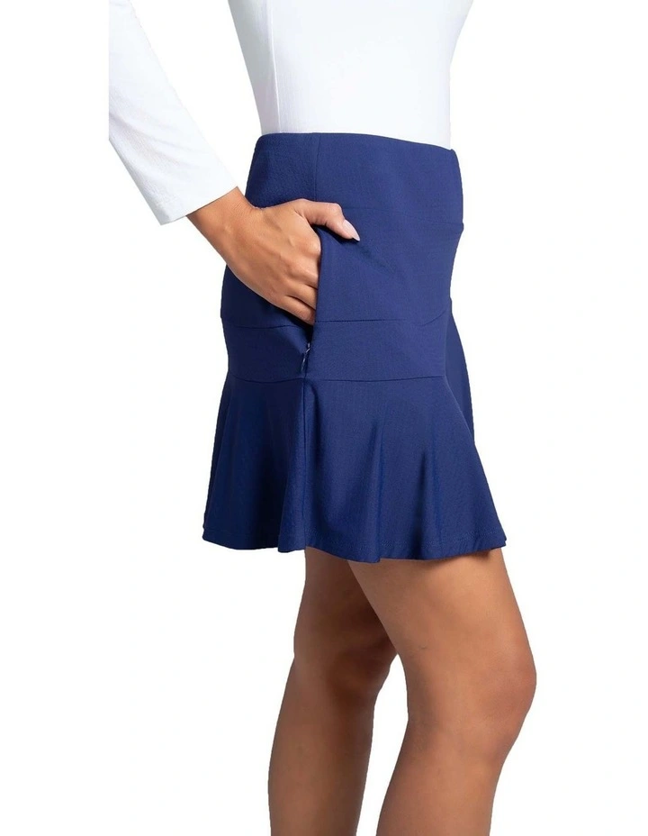 Ibkul Flounce Golf Skort 16.5 in Navy image 4
