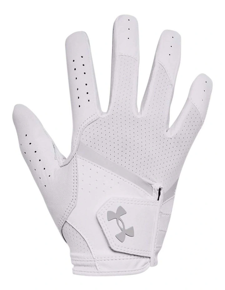 Under Armour Iso-Chill Right Golf Glove in White/Halo Grey image 1