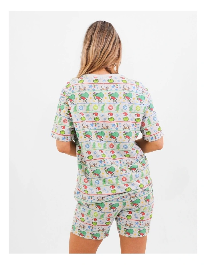 Grinch Fam Jam Pyjama Set in Assorted image 2
