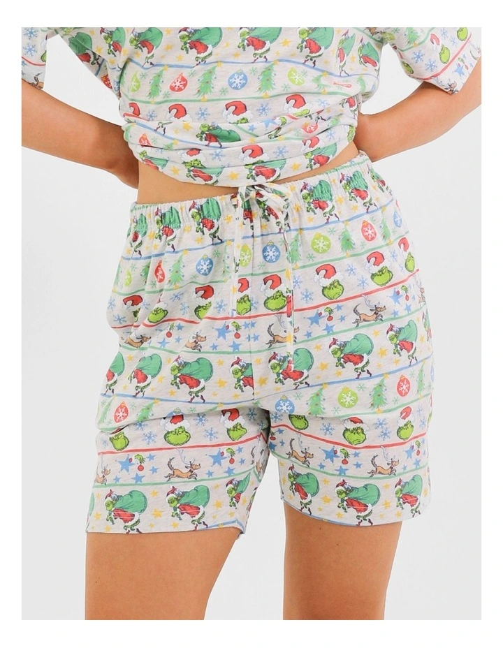 Grinch Fam Jam Pyjama Set in Assorted image 4
