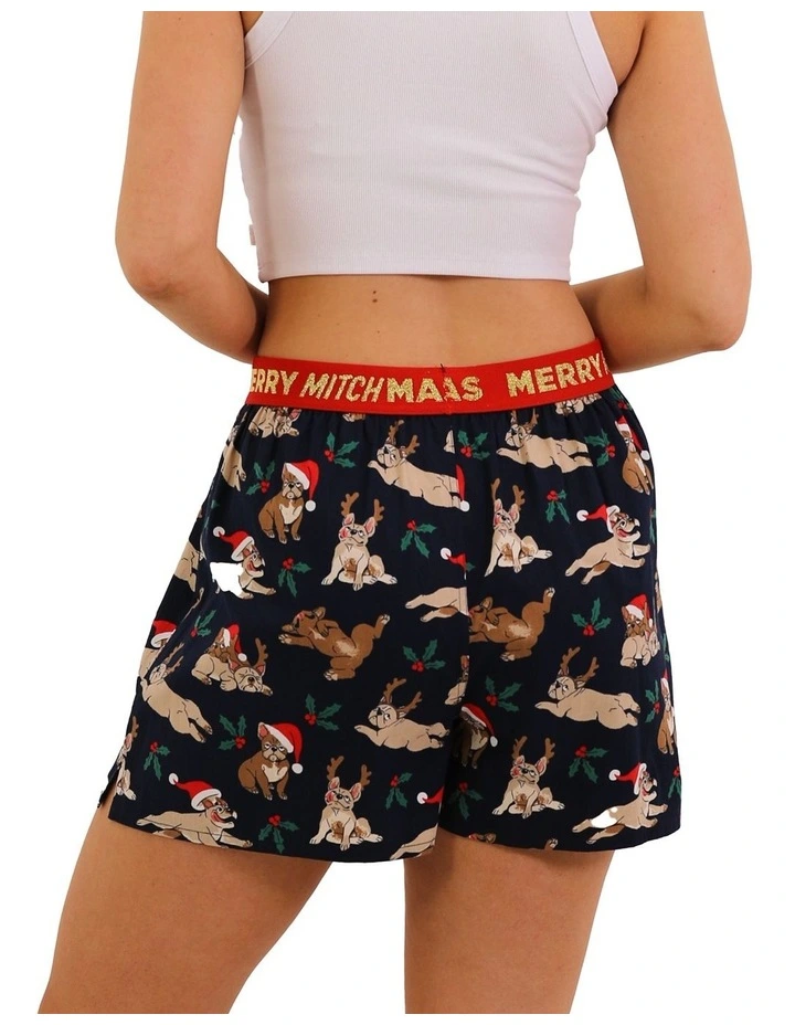 Xmas Dogs Boxer Shorts in Multi image 2