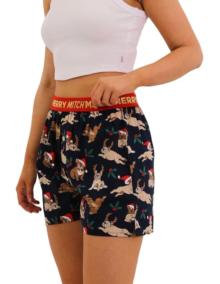 Xmas Dogs Boxer Shorts in Multi image 3