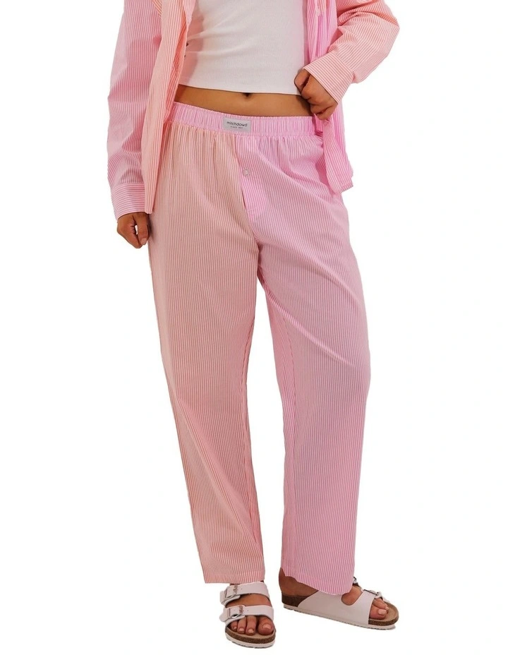 Pyjama Pants in Pink image 1