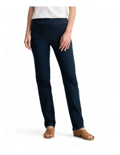 Bengajean Good Earth Cotton Straight Leg in Clean Denim Blue