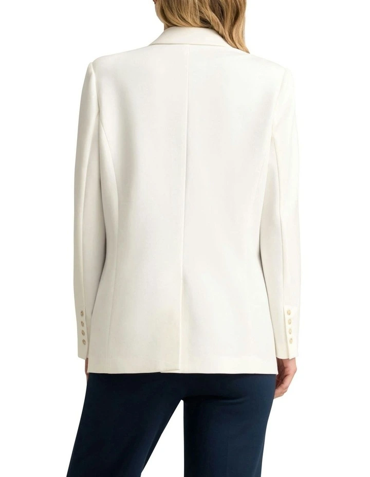 Ponte Blazer in White image 2
