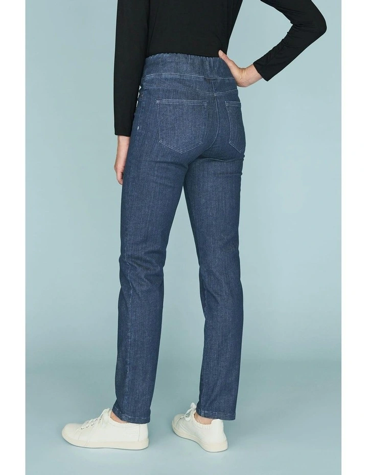 Full Length Straight Leg Bengajean in Indigo Rinse image 4