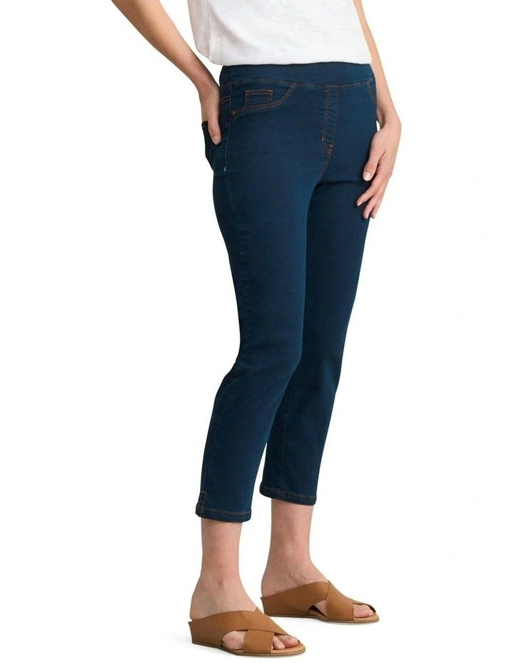 Bengajean Good Earth Cotton  Slim Leg in Clean Denim Blue image 1