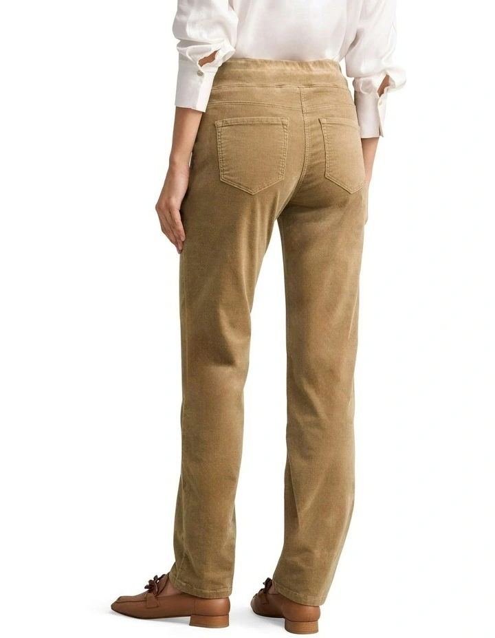 Cord Straight Leg Bengajean in Biscotti image 4