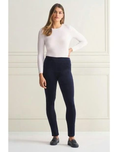 Velvet Skinny Leg Bengajean in Ink