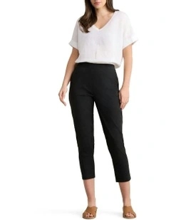 Lightweight Cotton Pant in Black