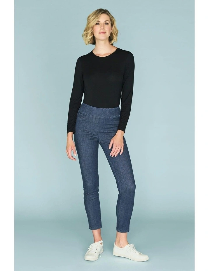 7/8th Skinny Leg Bengajean in Indigo Rinse image 1