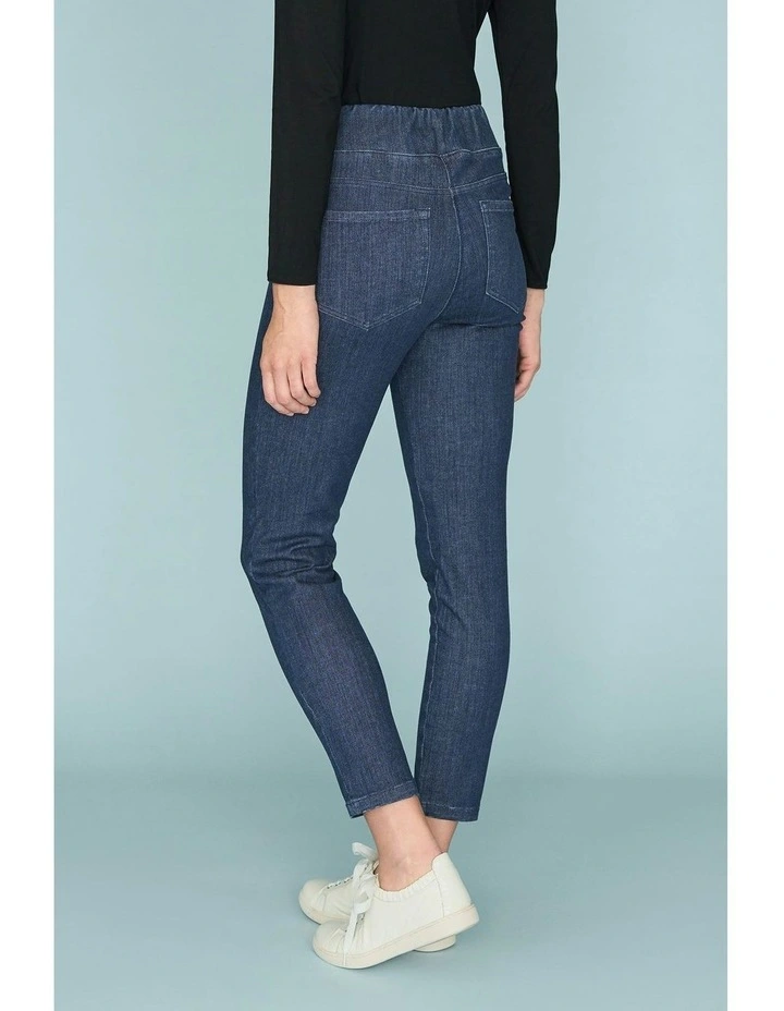 7/8th Skinny Leg Bengajean in Indigo Rinse image 4