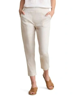 Lightweight Cotton Pant in Pebble