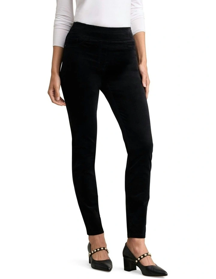 Bengajean Skinny Leg Pant in Black image 3