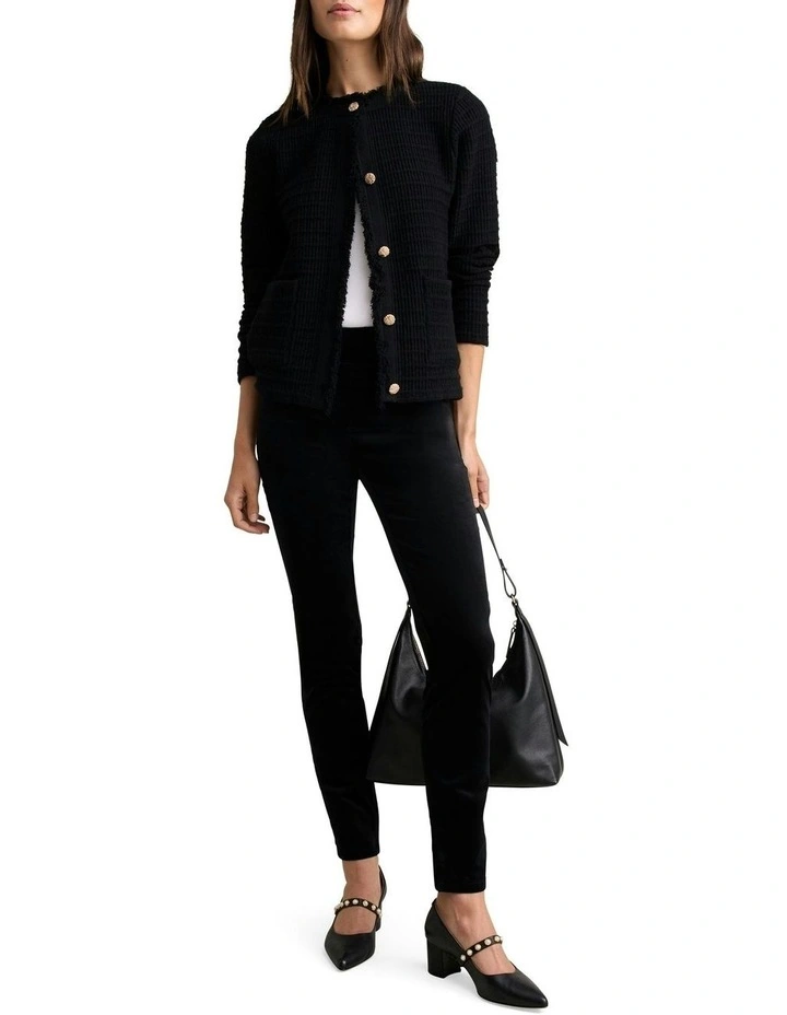 Bengajean Skinny Leg Pant in Black image 5