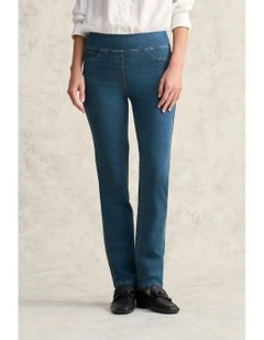 Straight Cashmere Feel Bengajean in Denim Wash