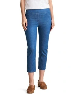 3/4 Slim Leg Bengajean in Ultramarine