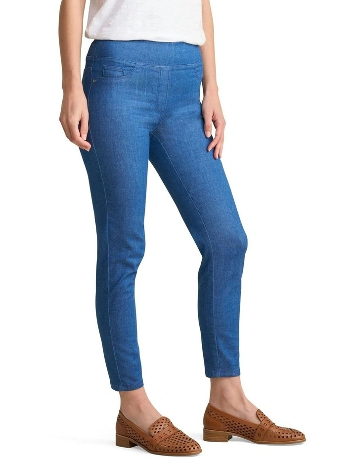 7/8 Skinny Leg Bengajean in Ultramarine image 1