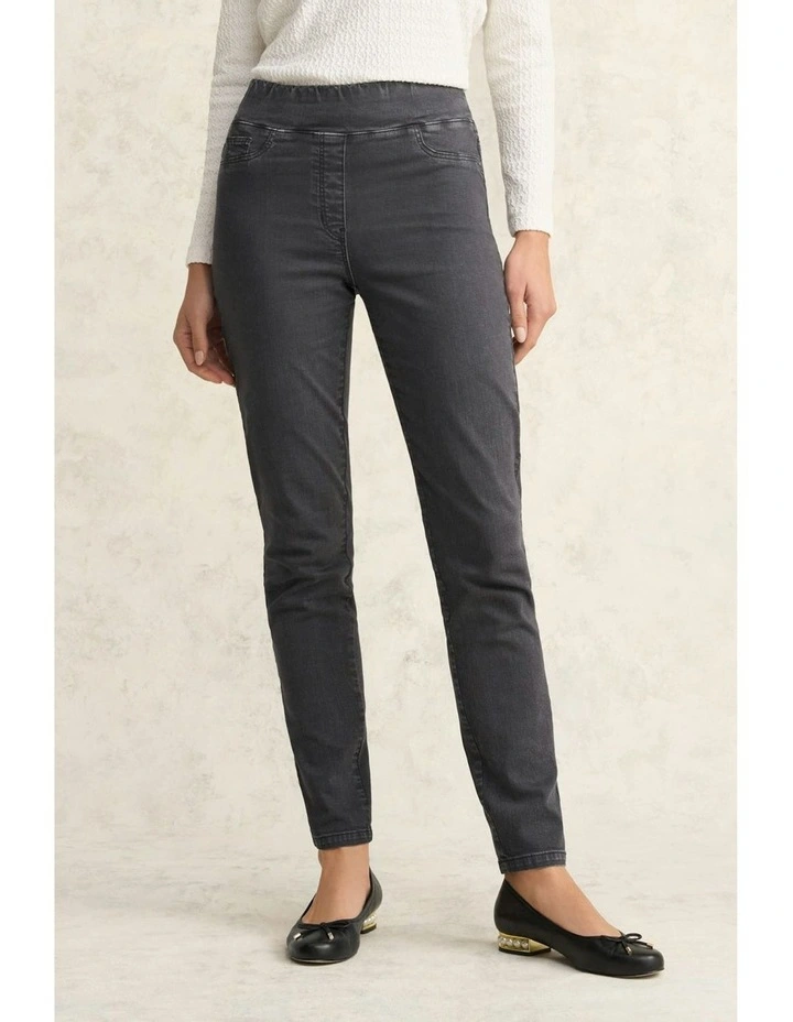 Full Length Skinny Leg Bengajean in Grey Wash image 2