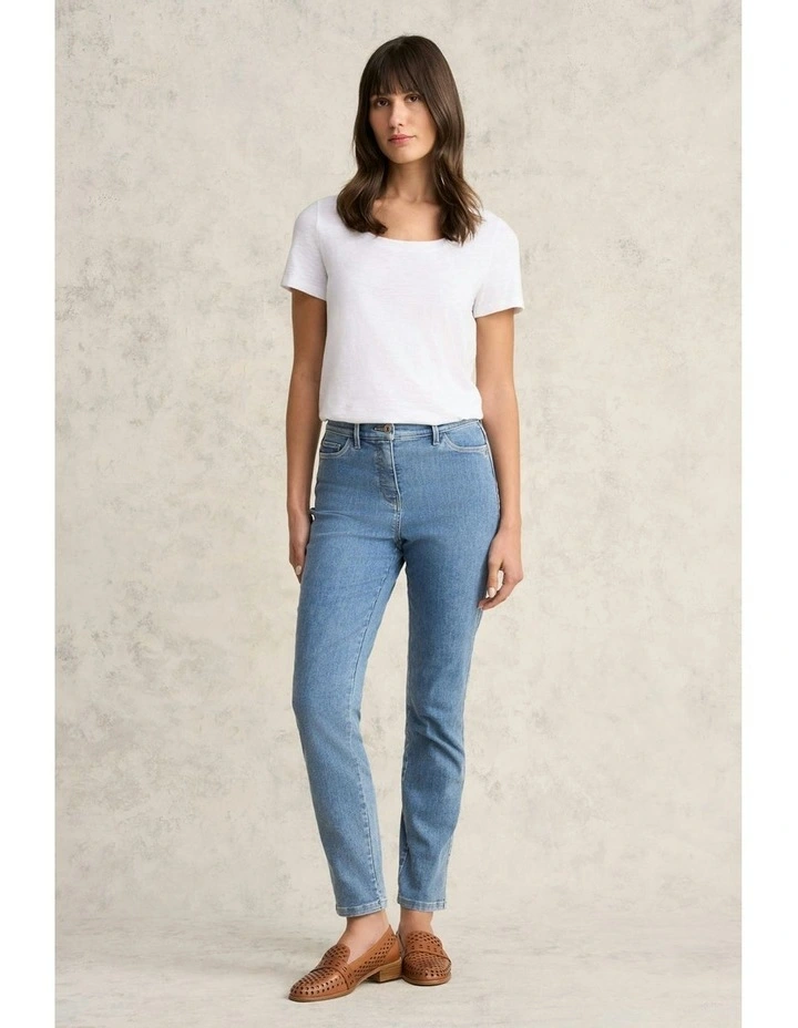 The Classique 25 Jean in Aged Denim image 1