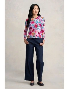 Nathalie Lete Cardigan in Lilac Butterfly