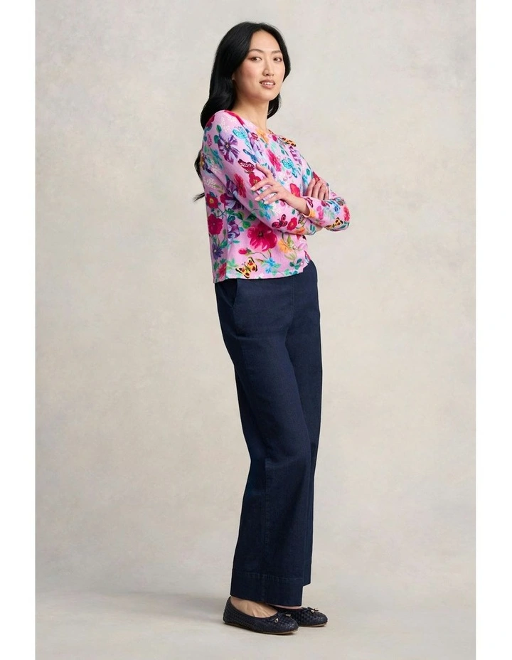 Nathalie Lete Cardigan in Lilac Butterfly image 2