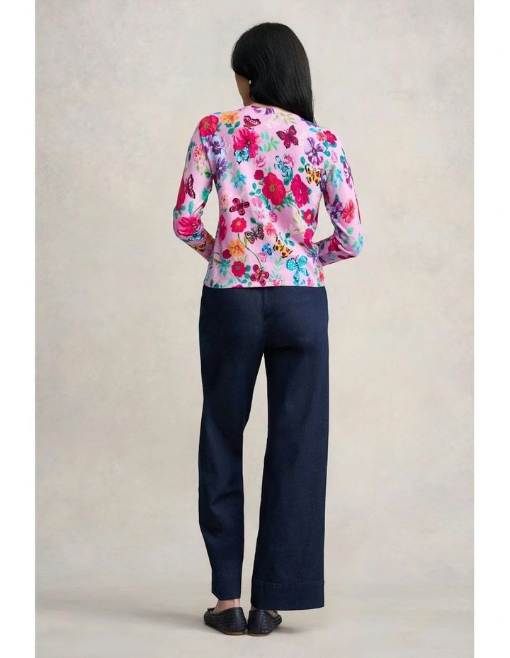 Nathalie Lete Cardigan in Lilac Butterfly image 3