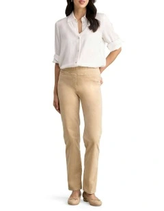 Velvet Straight Leg Bengajean in Light Sable