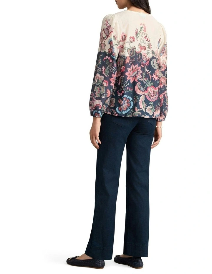 Placement Print Blouse in Tapestry Print image 4