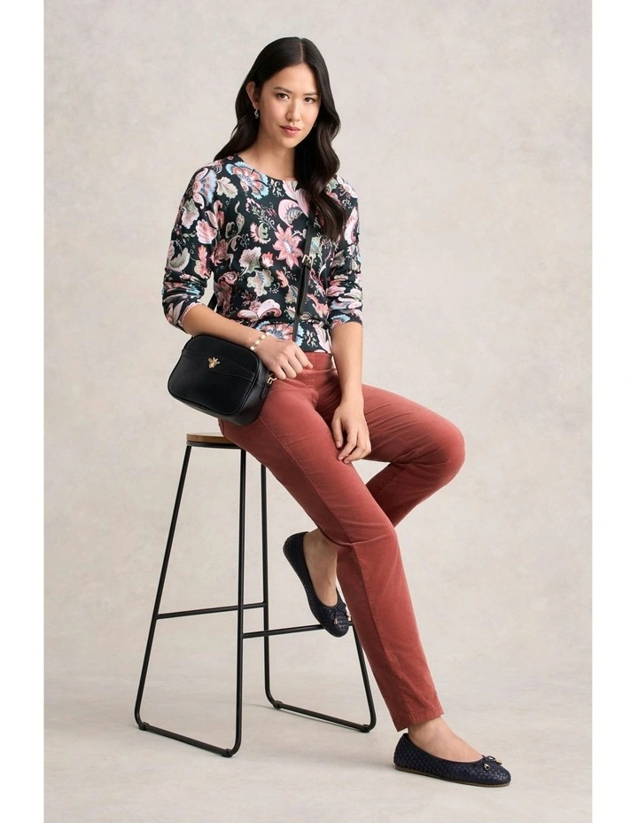 Printed Cotton Jumper in Tapestry Print image 6